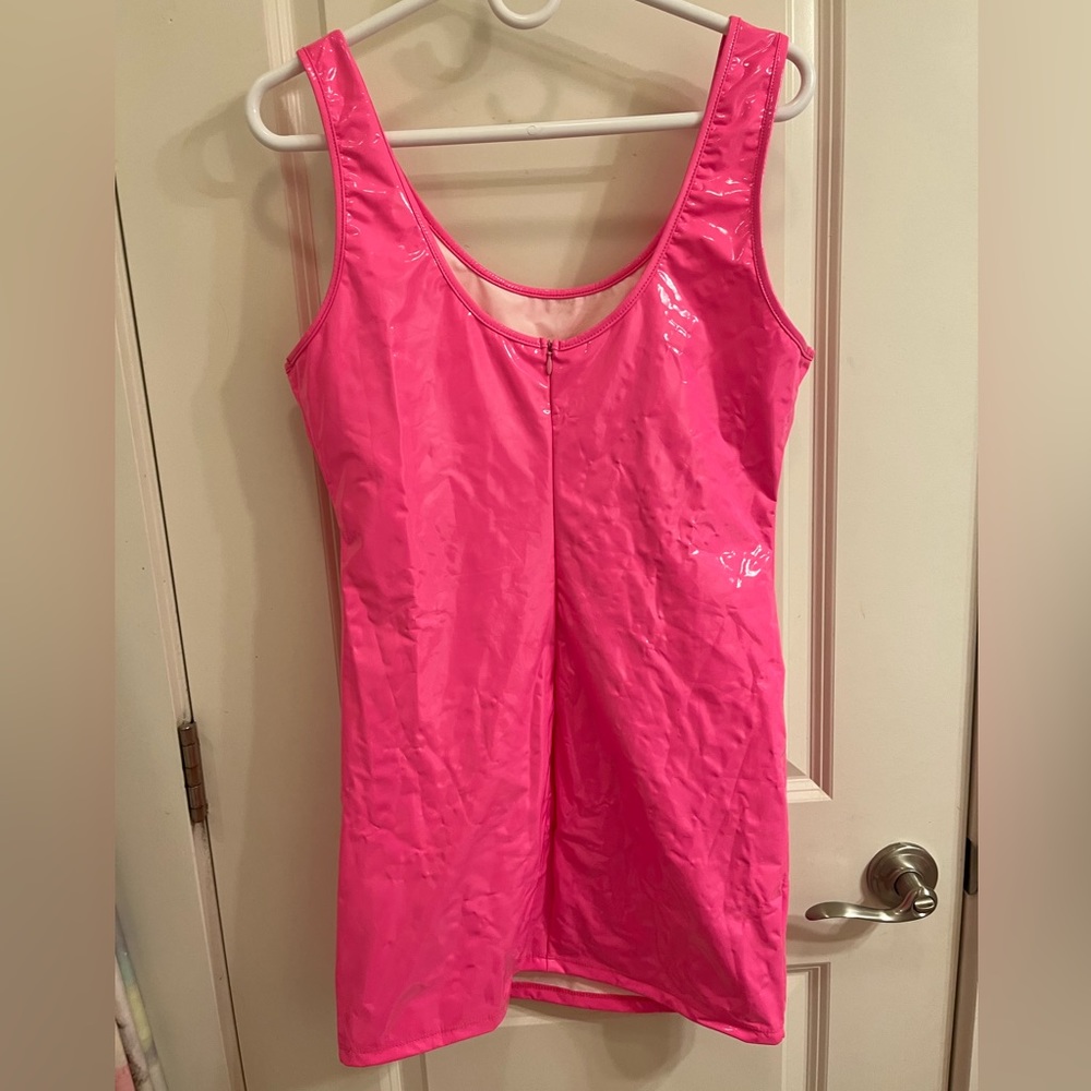 HDE Woman’s latex mini dress - Picture 2 of 3